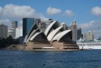 The Sydney Opera House as seen from the Manly ferry