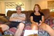 Steve and Gabby at the AirBnB in Brisbane