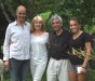 David, Rose, Steve, and Gabby outside the house