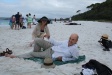 Rose and David at the beach near Nowra
