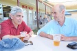 At the agricultural fair: part of Steve and David’s never-ending conversation